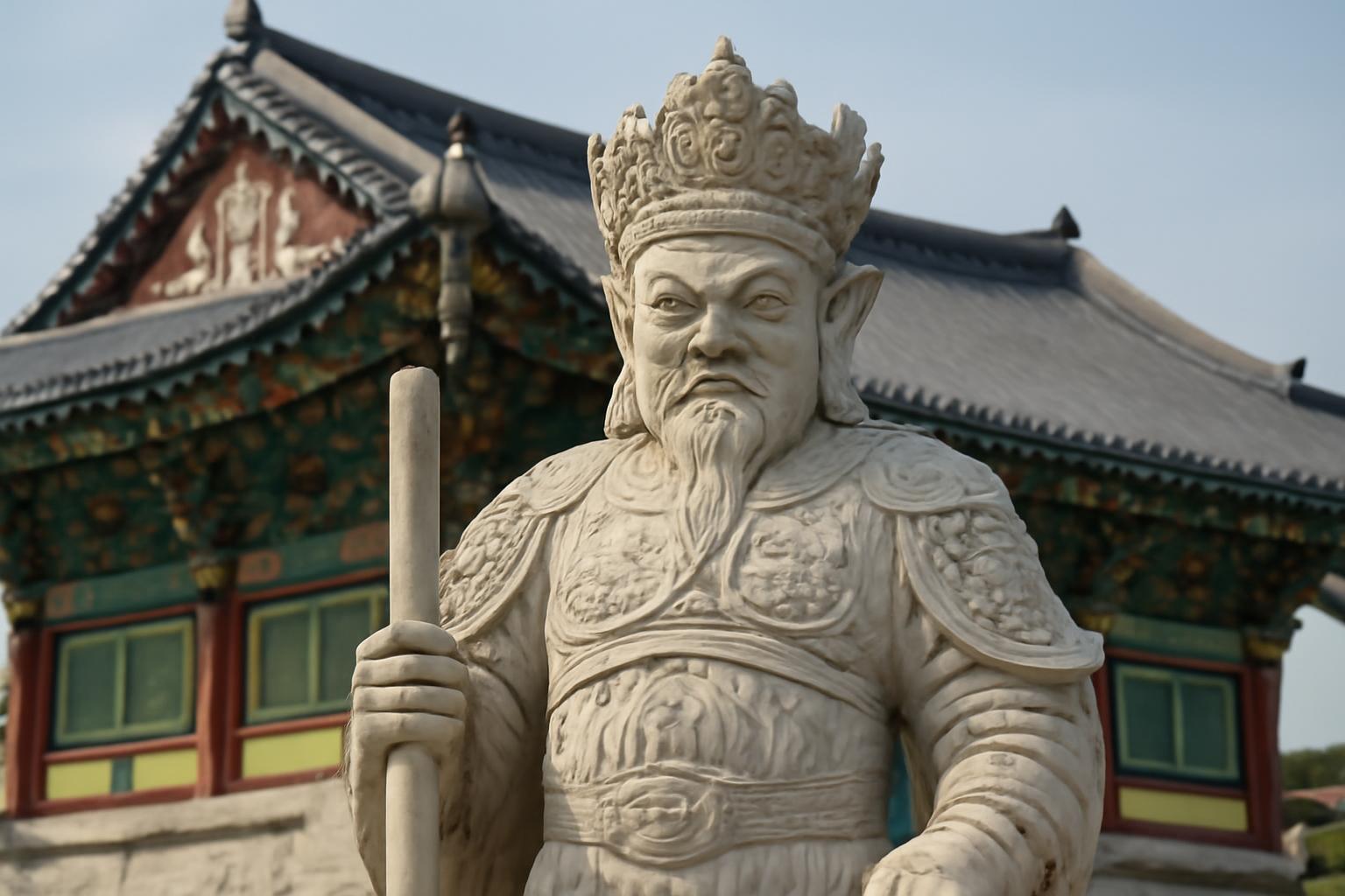 사천왕상을 통해 한국 고대 사찰의 수호 의미를 보여주는 대표이미지입니다.