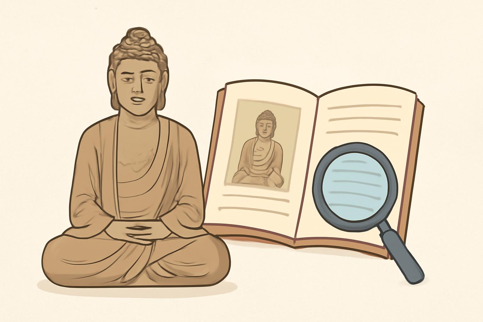 불교 문화재를 더 흥미롭게 감상하는 방법을 담은 한국 고대 문화유산 전시 이미지입니다.