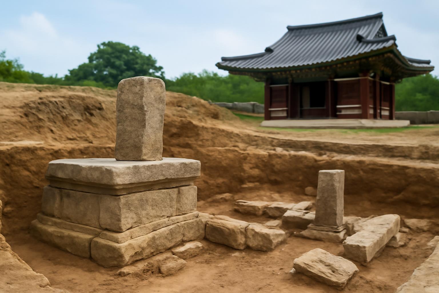 한국 고대 사찰 유적의 발굴 현장을 보여주는 대표이미지로, 문화재 연구의 성과를 담고 있다.